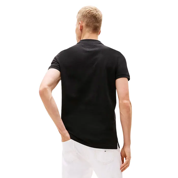Tommy Hilfiger Slim Placket Flag Polo Heren