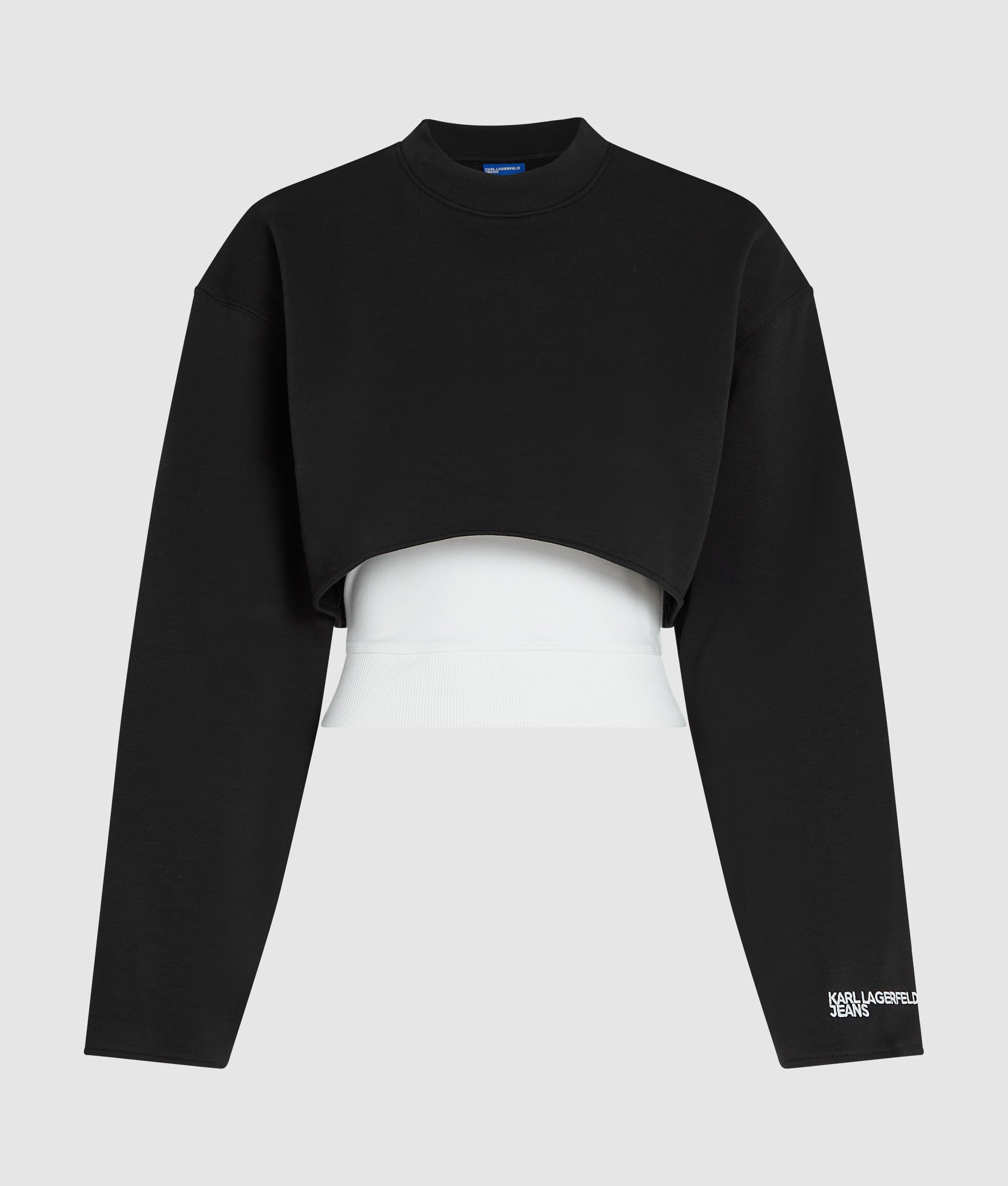 Gelaagde sweatshirt