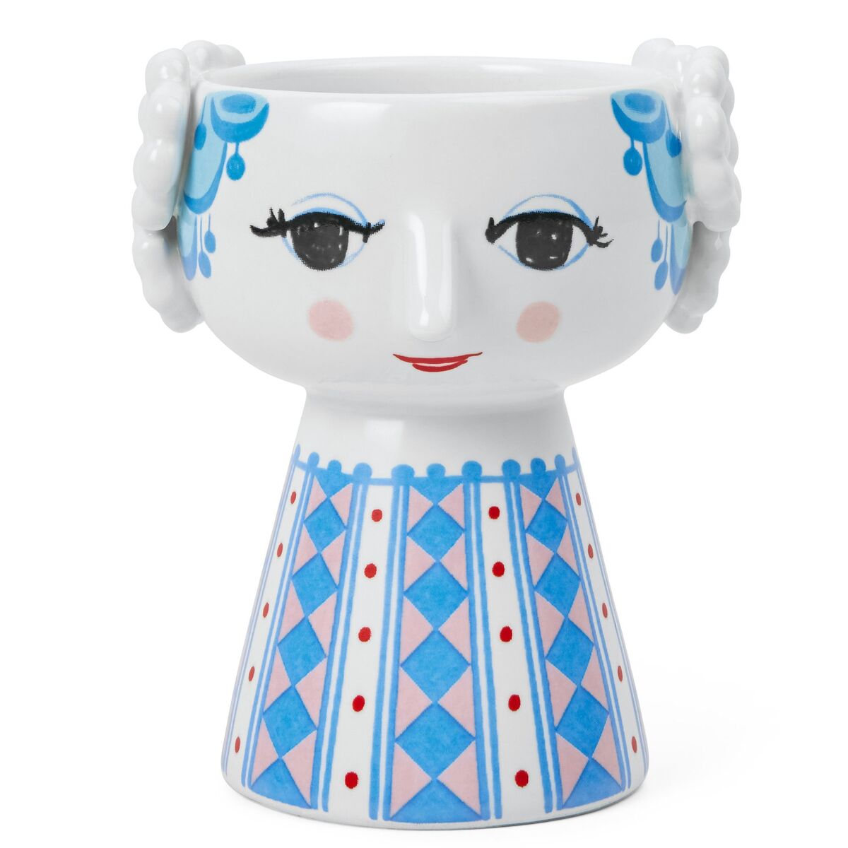 Eva lysestake 9.5 cm, blå