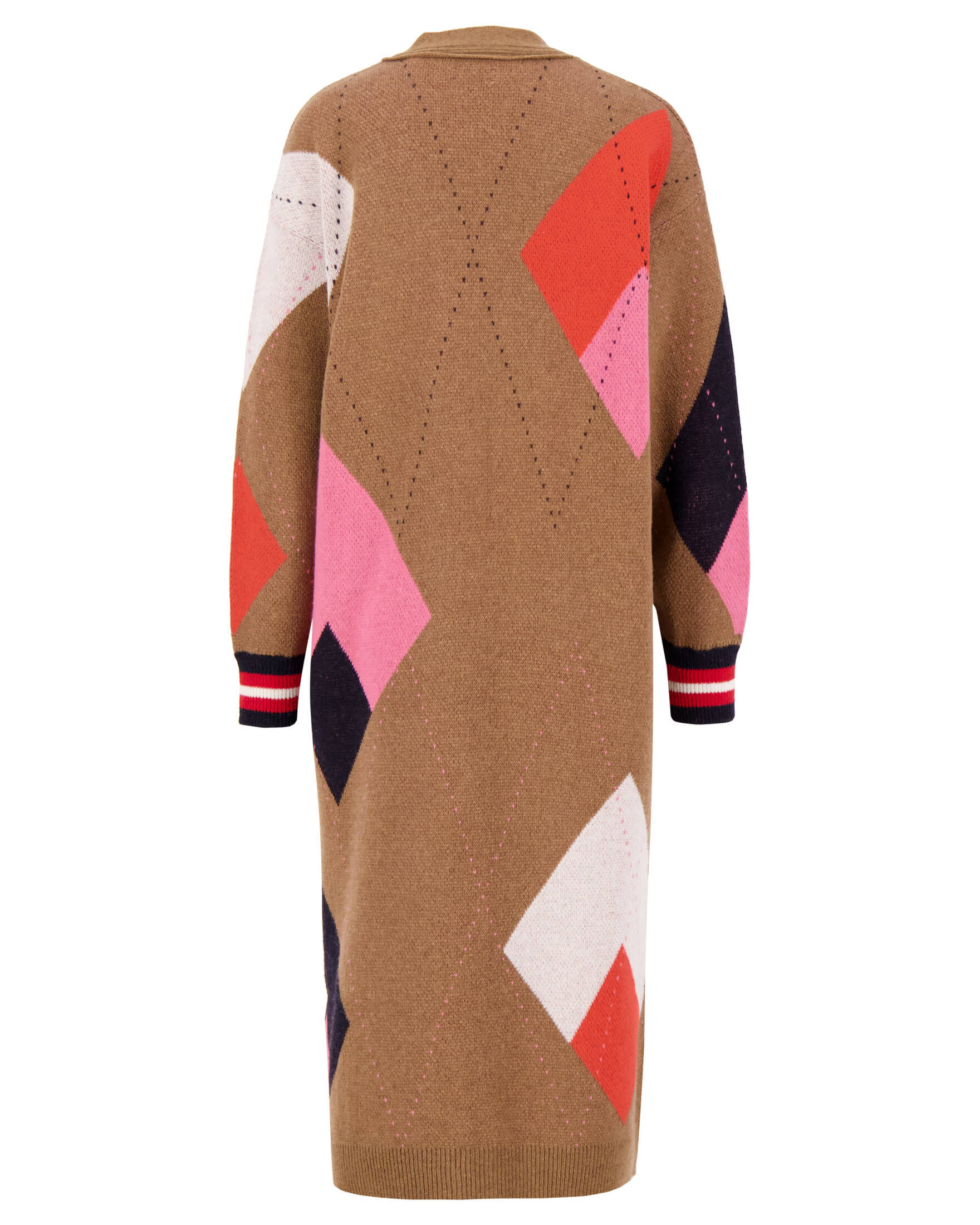 Gant| Damen Strickjacke LONG ARGYLE CARDIGAN
