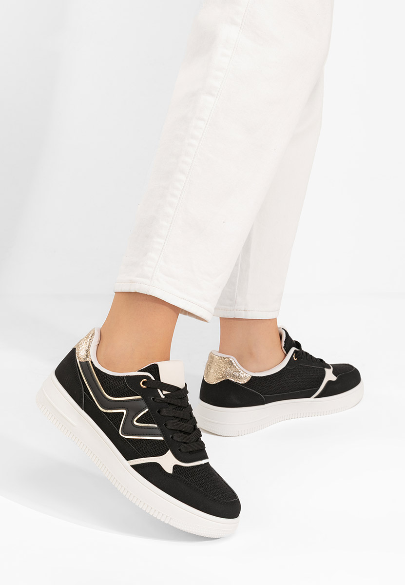 Baskets pour femme noirs Avrila