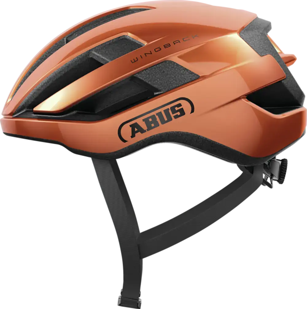 Abus WingBack Race Fietshelm Oranje