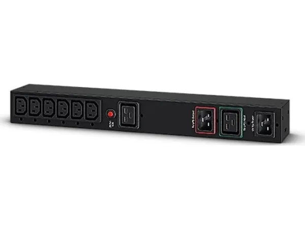 CyberPower Maintenance Bypass PDU MBP20HVIEC6A - Strømfordelingsenhed (rackversion) - AC 200-240 V - input: 2 x IEC 60320 C20 - output-stikforbindelser: 8 (2 x IEC 60320 C19, 6 x IEC 60320 C13) - 1U - sølv
