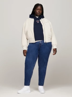 Jaqueta bomber acolchoada com logo tonal