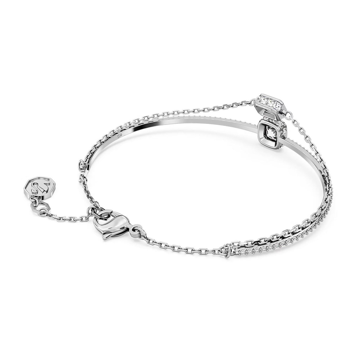 Bracelet-jonc Swarovski Stilla Blanc et bleu