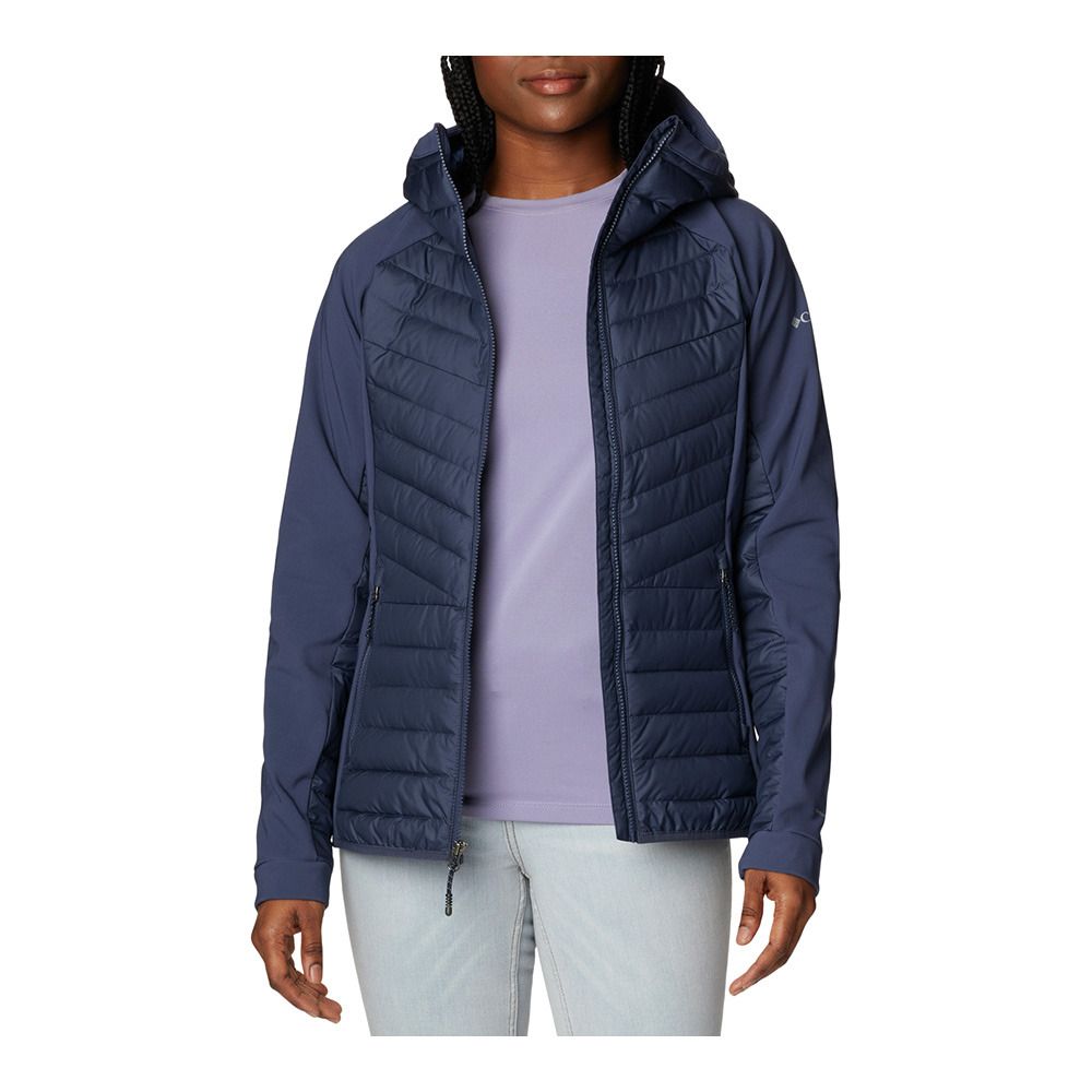 Columbia POWDER LITE HYBRID - Doudoune Femme blue