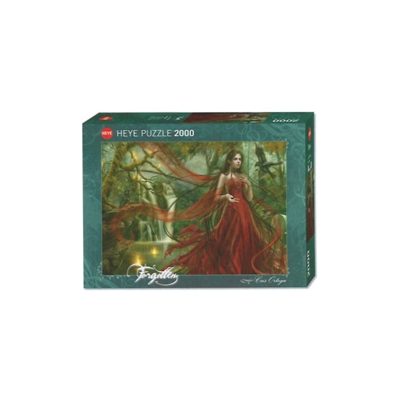 Puzzle 2000 pièces - Femme à la robe rouge