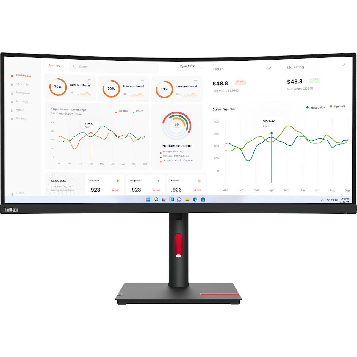 Lenovo ThinkVision T34w-30 34