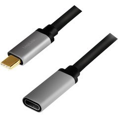 Câble de rallonge USB 3.2, noir/gris, 0,5 m