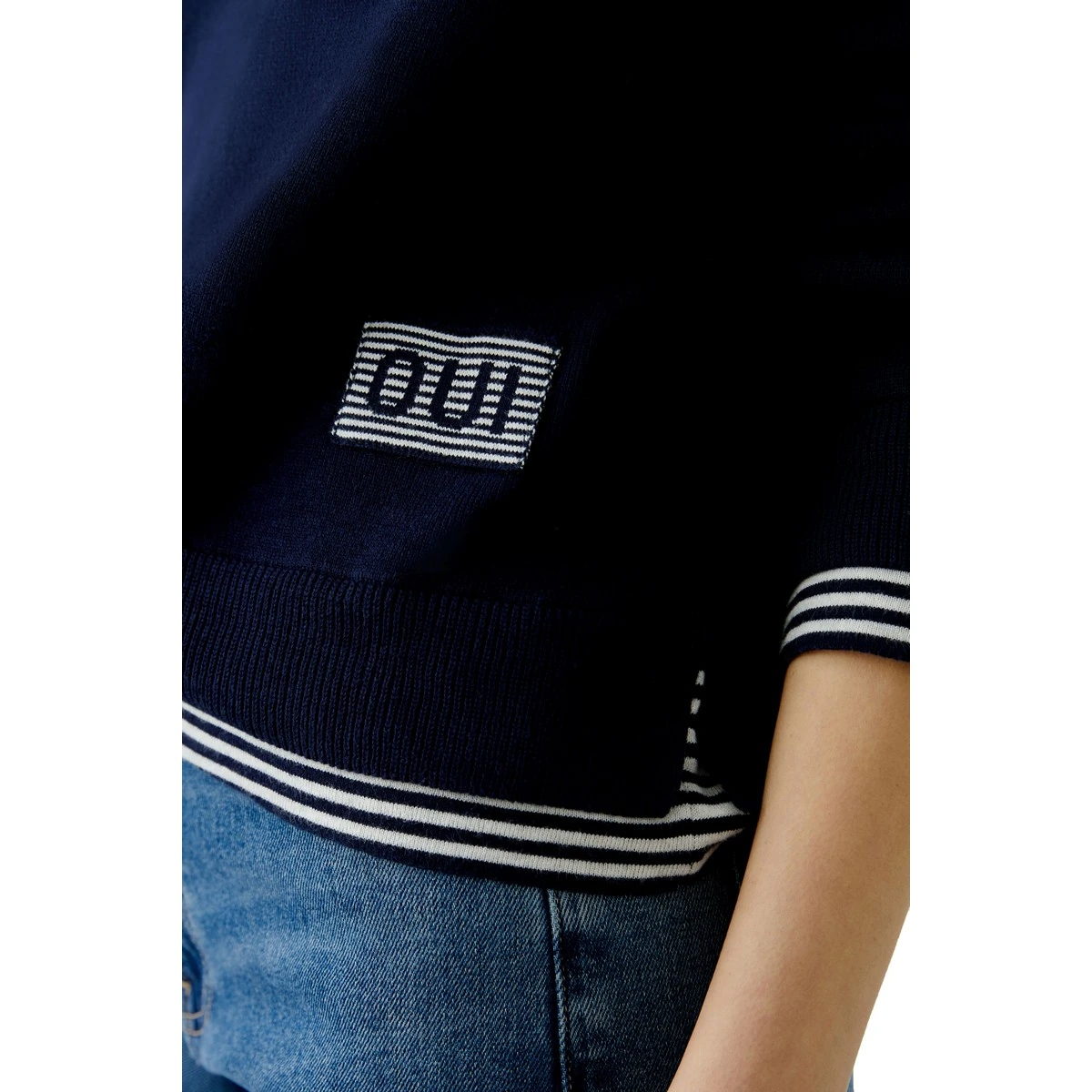 Dames Blouse 25015 blouse streep oversized