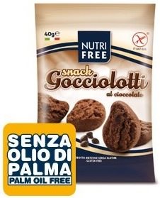 NUTRIFREE Gocciolotti Snack mit Schokolade<br>40 g, glutenfrei