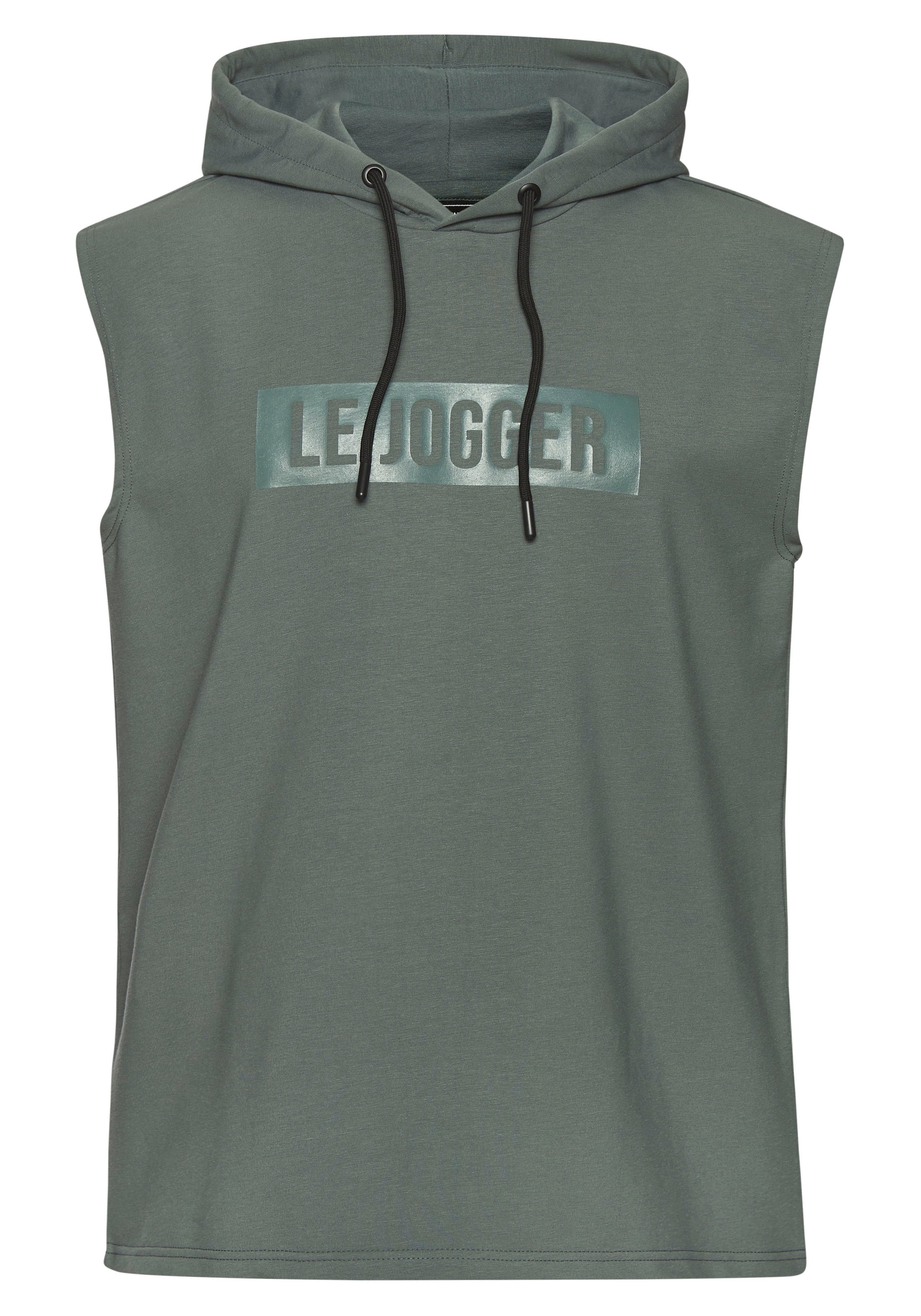 le jogger® Kapuzenpullover , mit Druck und Kordelzug