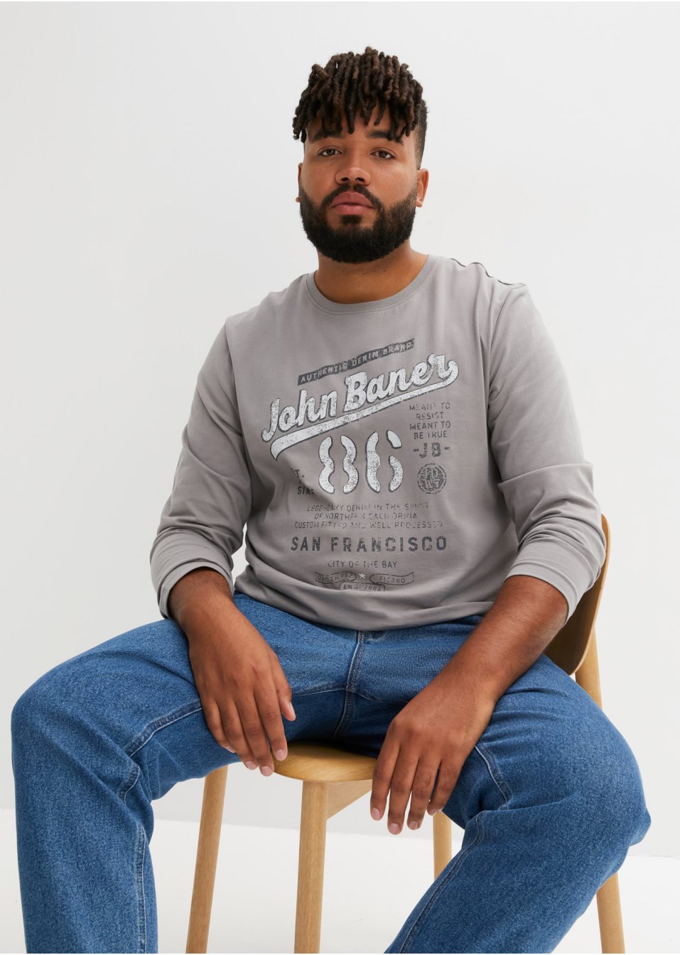 T-shirt manches longues en coton