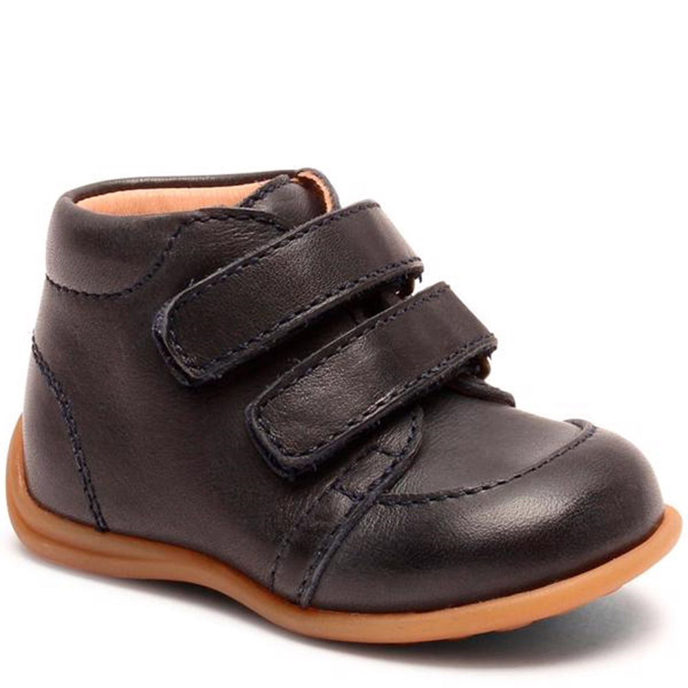 Begyndersko Luca Velcro Navy - Bisgaard → Luksusbaby.dk