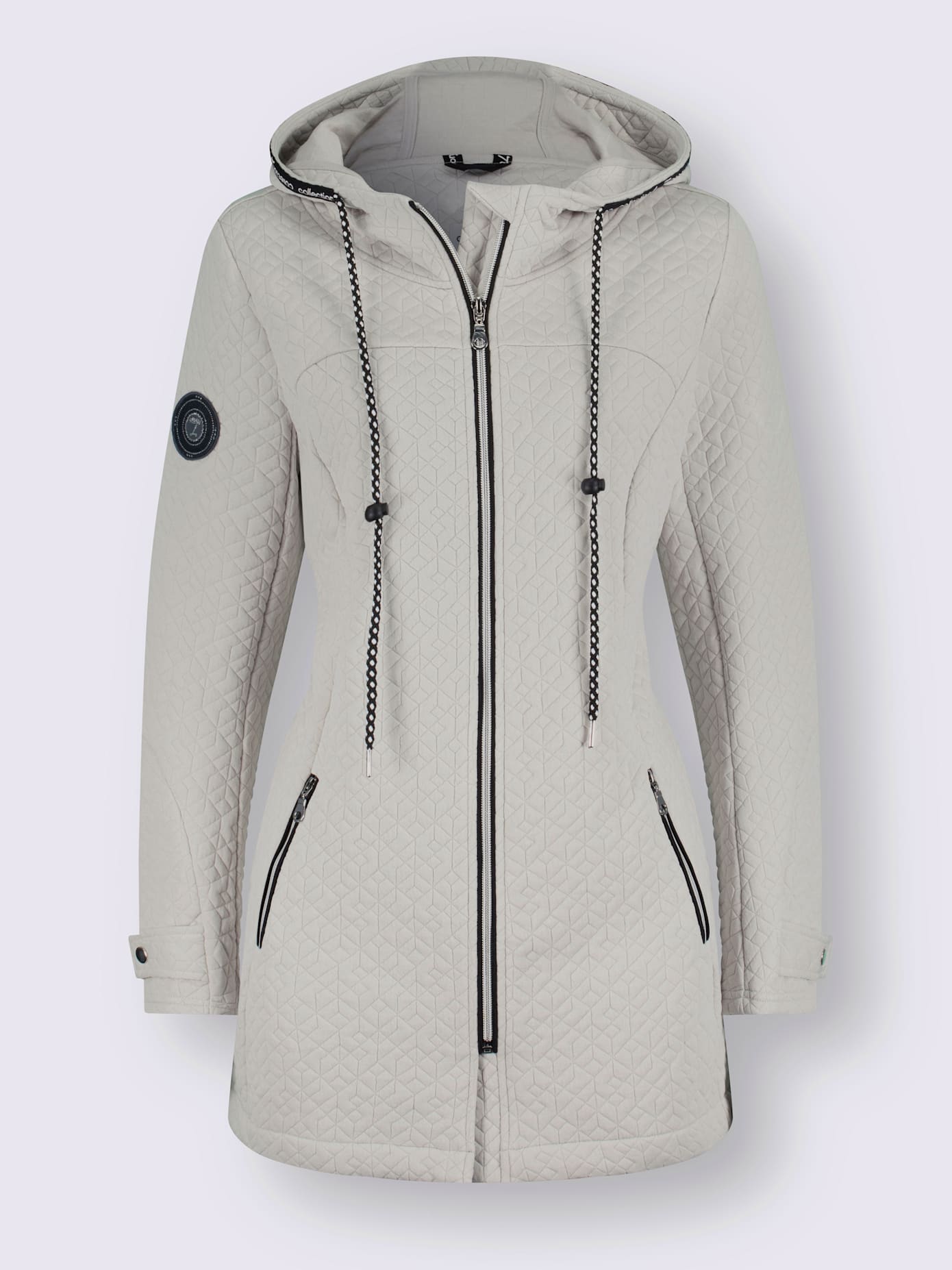 Veste en jersey longueur amovible