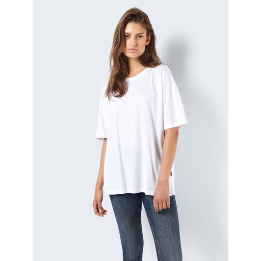 Noisy May Mida Løs T-shirt, Bright White, L