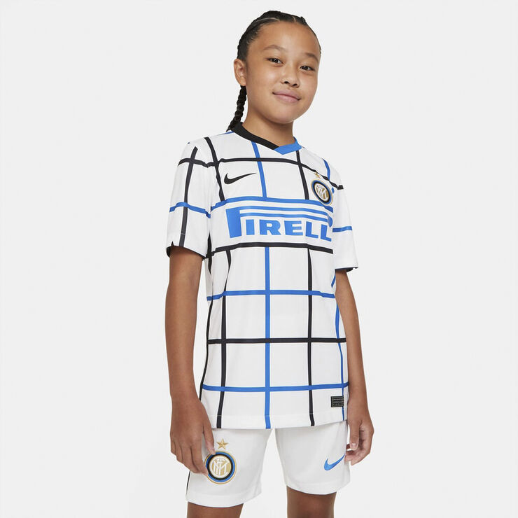 Nike Inter Milan Udebanetroje 20 21 Junior Hvid