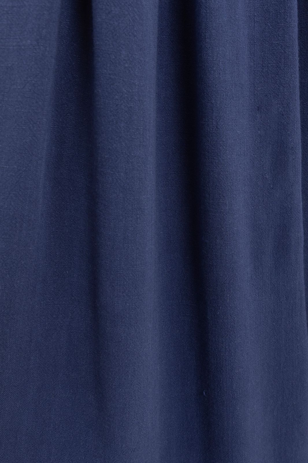 Blauwe maxi jurk met gevlochten riem