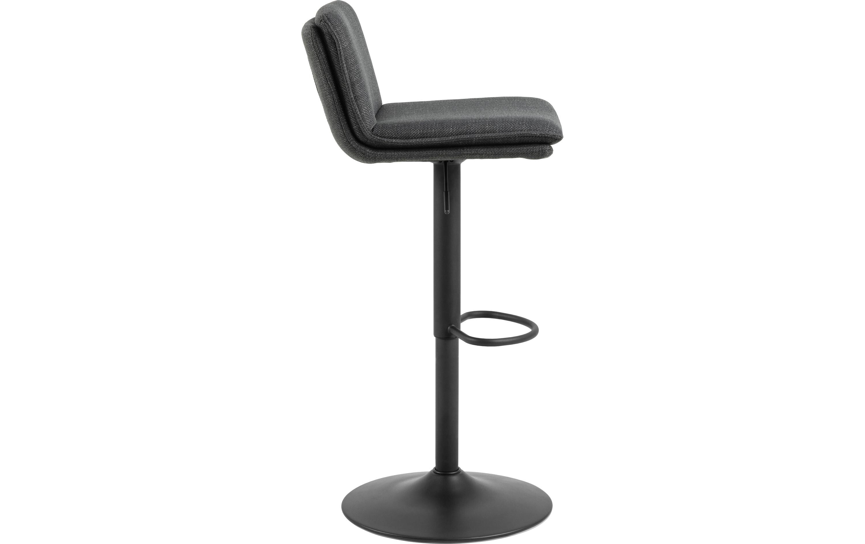 Barhocker Flynn, 2 Stück, 44 x 107 cm, Dunkelgrau<br>Klassische Barstühle mit modernem Touch