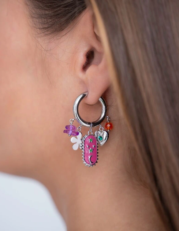 My Jewellery Sunrocks oorringen met bedels MJ11017