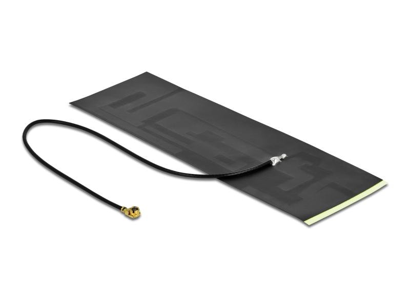 Delock 5G/LTE-Antenne MHF I/U.FL MHF I 5 dBi Rundstrahl Delock 5G LTE Antenne MHF I Stecker -0.42 - 5.00 dBi omnidirektional FPC
