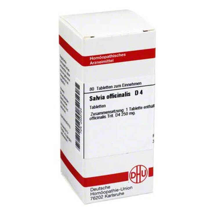 DHU Salvia officinalis D 4 Tabletten, 80 St