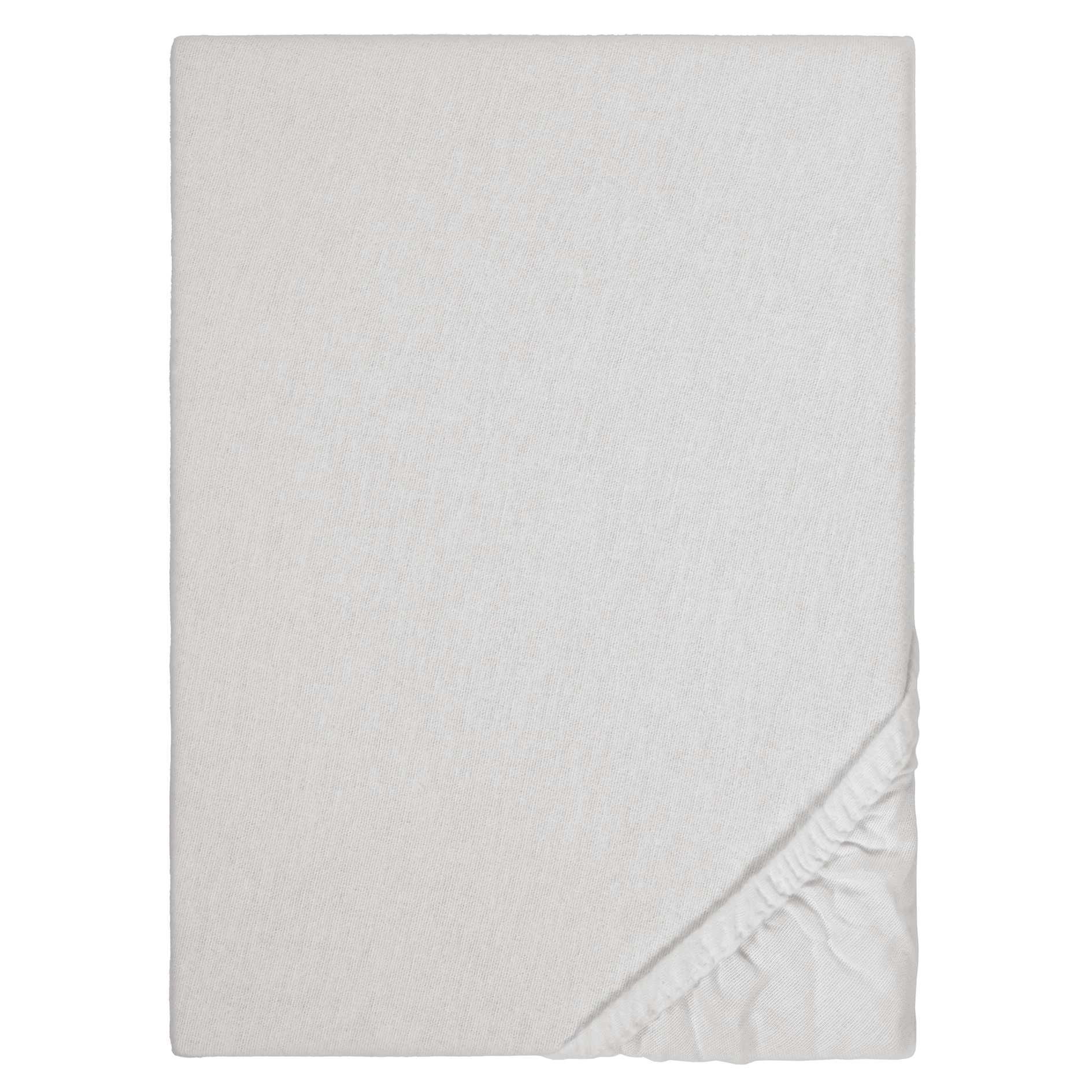 Biber-Spannbetttuch - sortiert - 100x200 cm