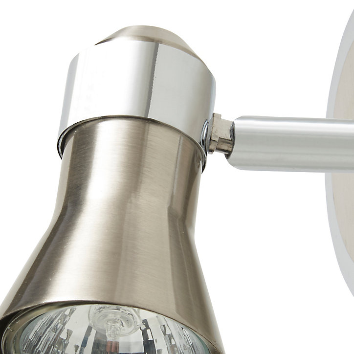 Spot patère Aphroditus métal chrome brossé GU10 50 W