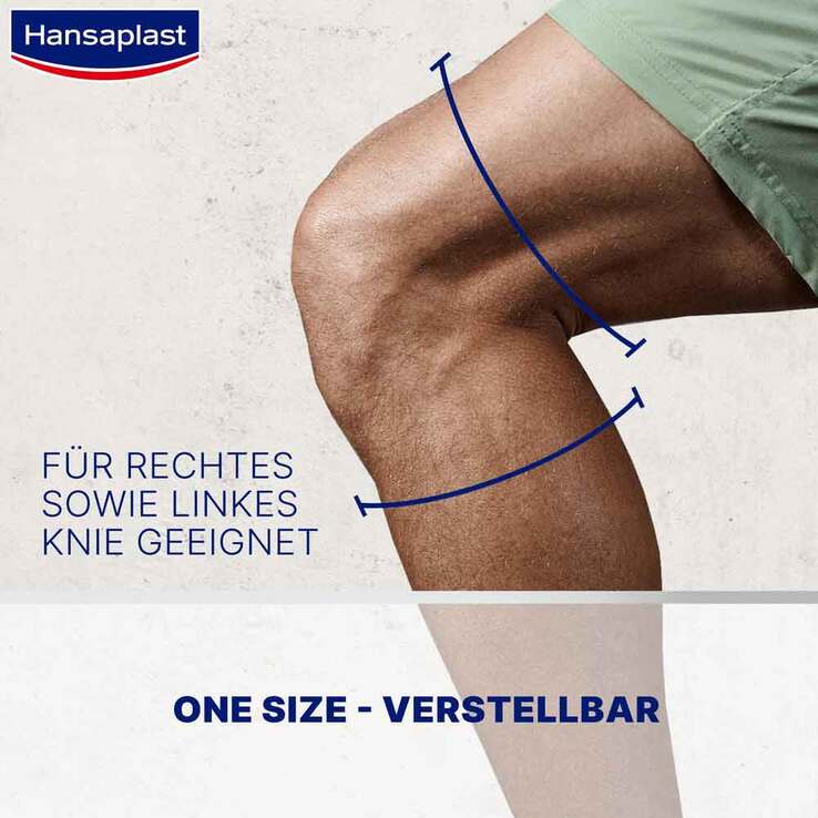 Hansaplast Knie-Bandage verstellbar, 1 St