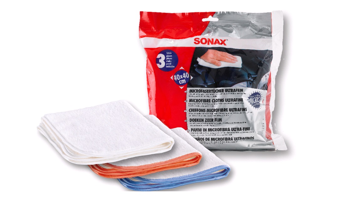 SONAX MicroFiberKlud UltraFin 3stk.