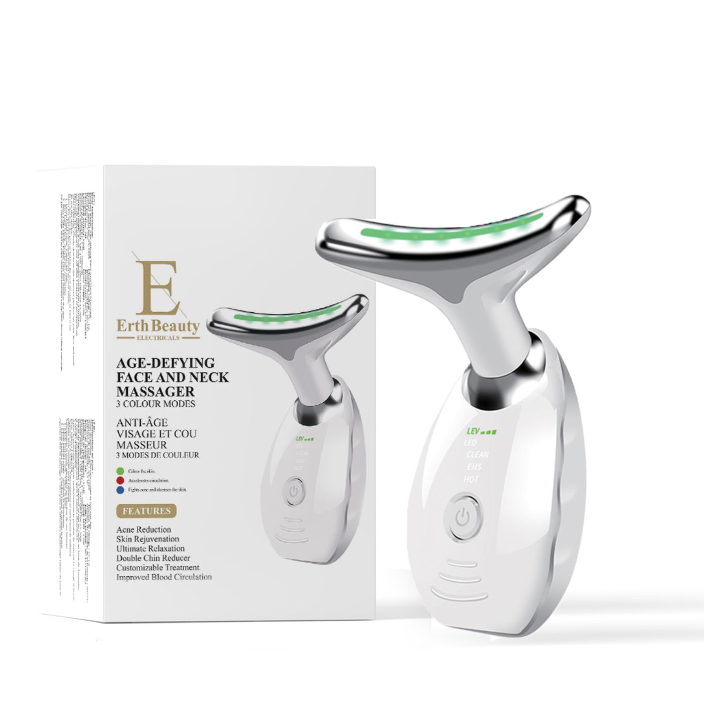 Erth Skin London ANTI-AGING GESICHTS- UND HALSMASSAGER