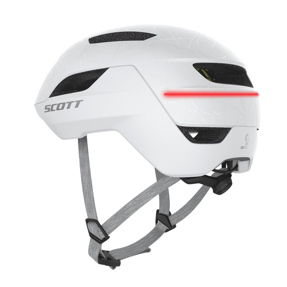 Scott La Mokka Plus Sensor Cykelhjelm Ice White