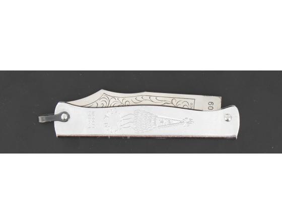 Douk Douk 160 Inox - Manche Acier Chromé Couteau de poche Le Thiers par Cognet Douk Douk