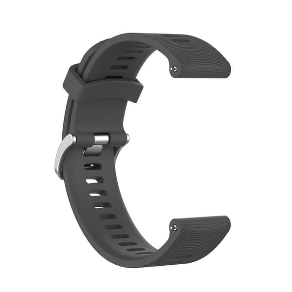 INF Klokkereim for Garmin Forerunner 245 Silikon Grå Garmin Forerunner 245 20 mm