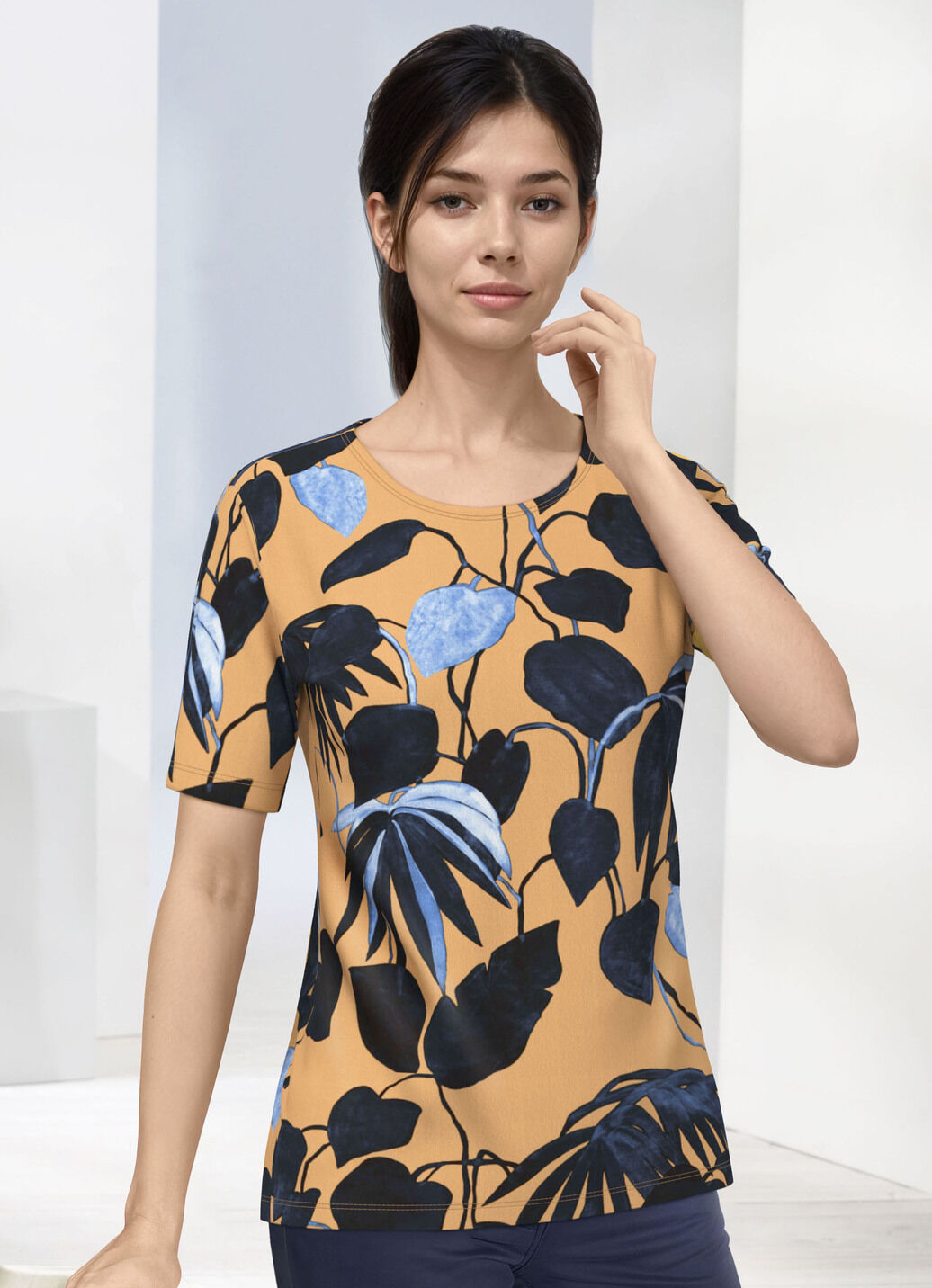 Shirt mit Allover-Druck