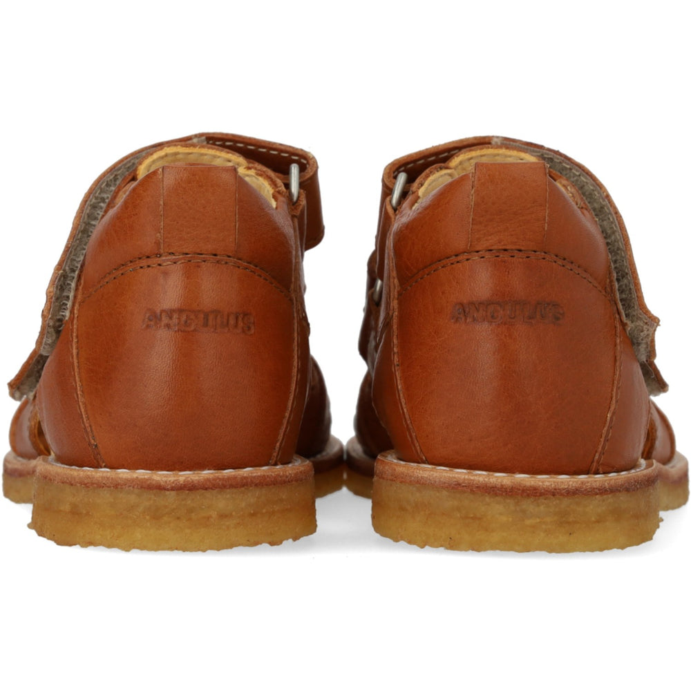 Begyndersandal m. Velcro Cognac 0506-101-1545