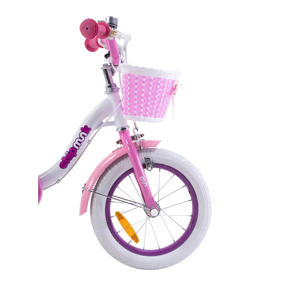 14-Zoll-Chipmunk-Lollipop-Fahrrad, weiß/rosa