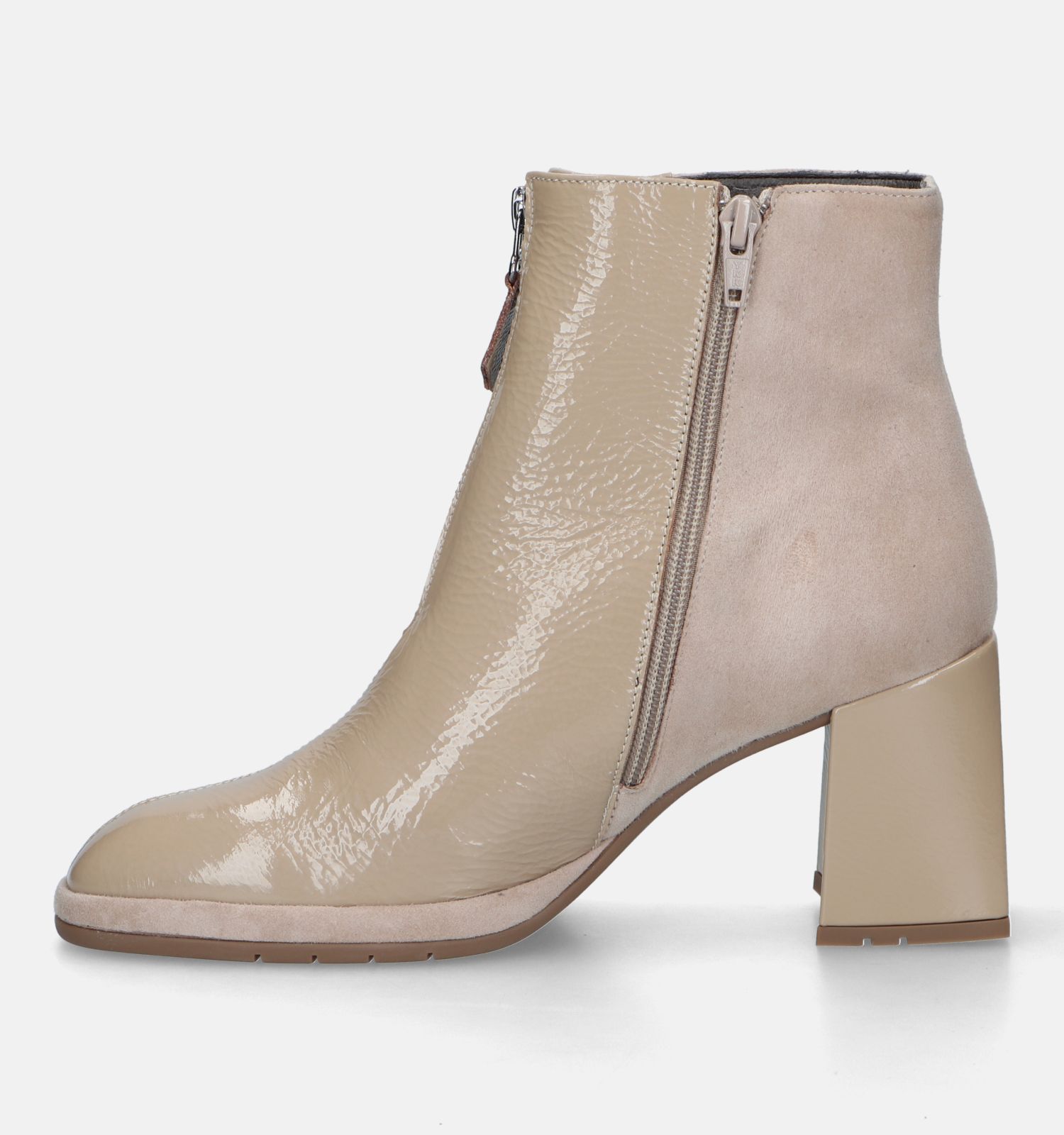 Enkellaarzen beige