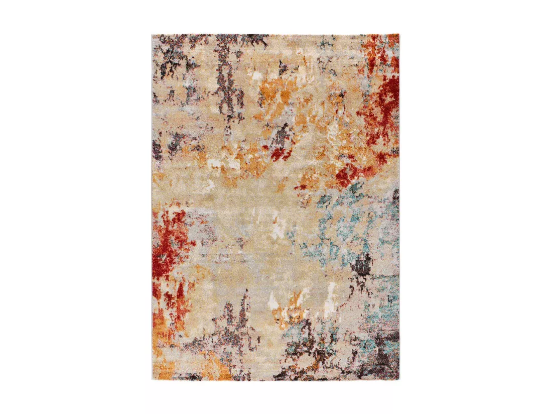 Tapis intérieur - abstrait - multicolore - 133 x 190 cm - EIDER