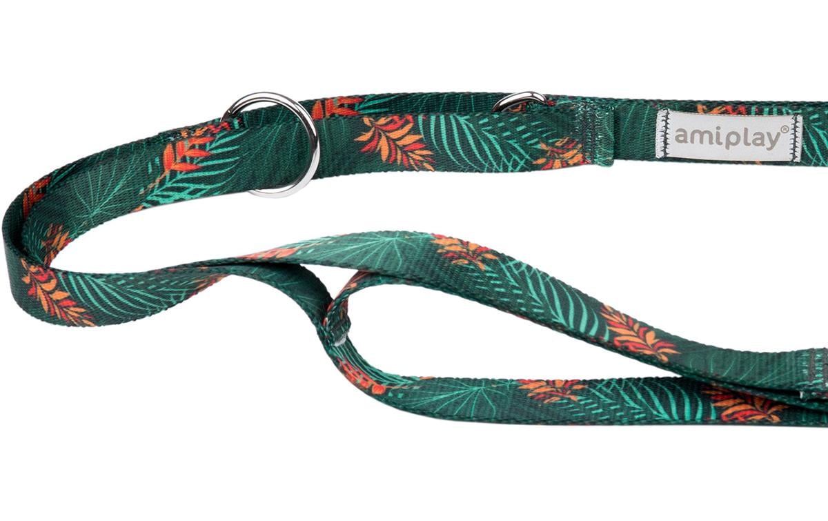 Hundeleine Be Happy Jungle L, 2.5 cm / 1-2 m, verstellbarFührleine für den täglichen Gebrauch