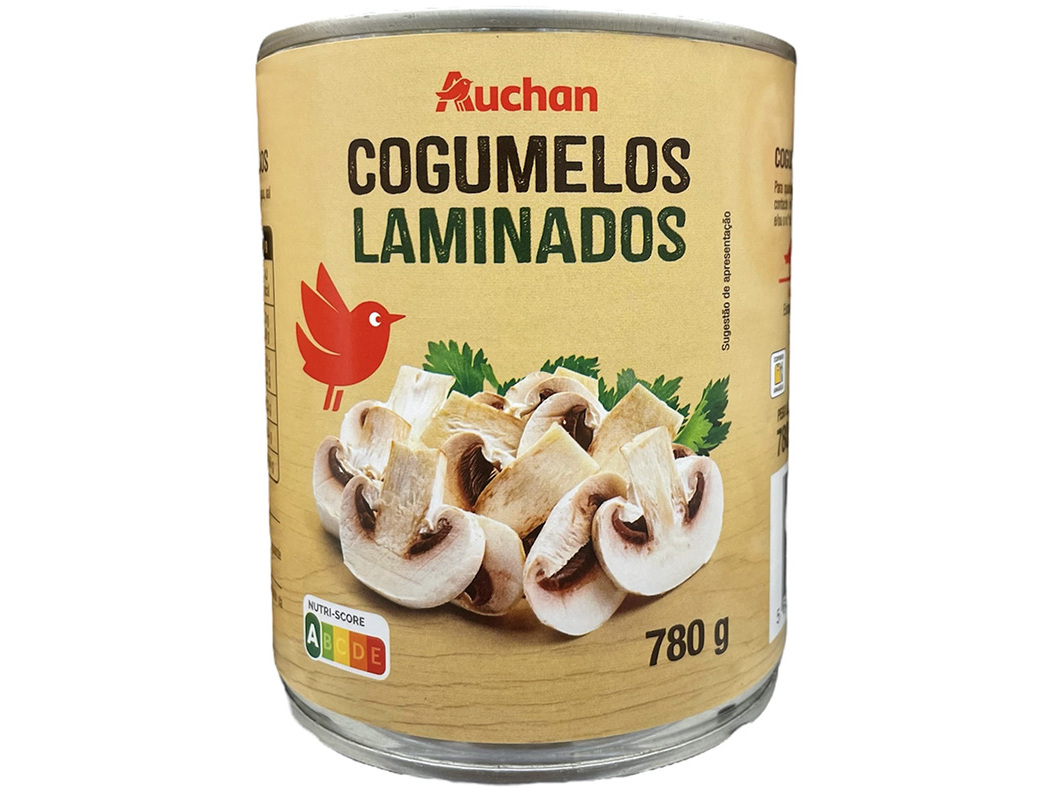 COGUMELOS LAMINADOS AUCHAN 780(420)G