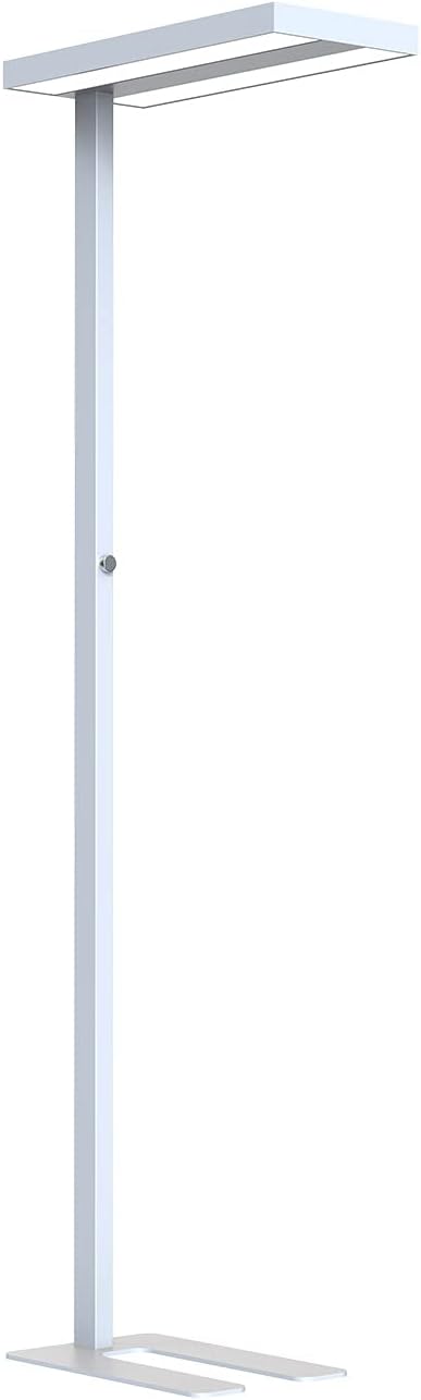 NCC-Licht LED Stehleuchte Lara Silber Up & Down 2 x 40W 8800lm Neutralweiß 4000K UGR