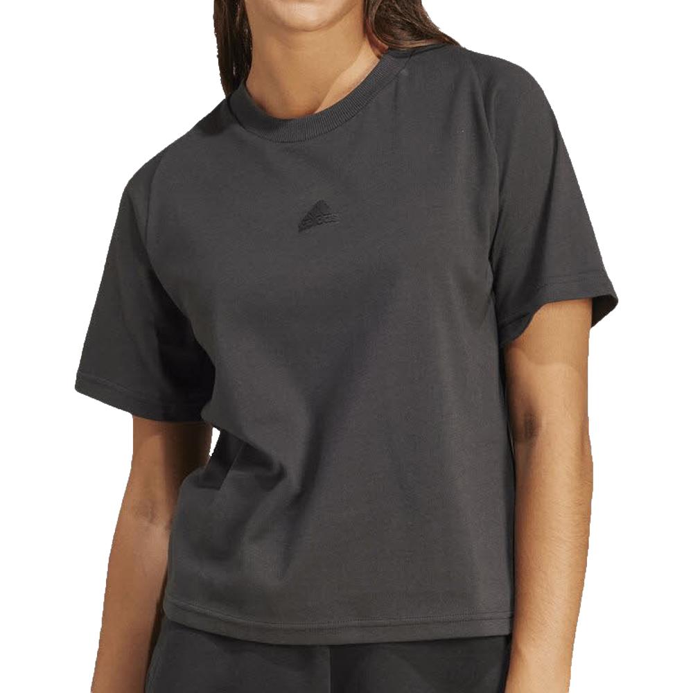 Adidas T-shirt Noir Femme Adidas IS3930