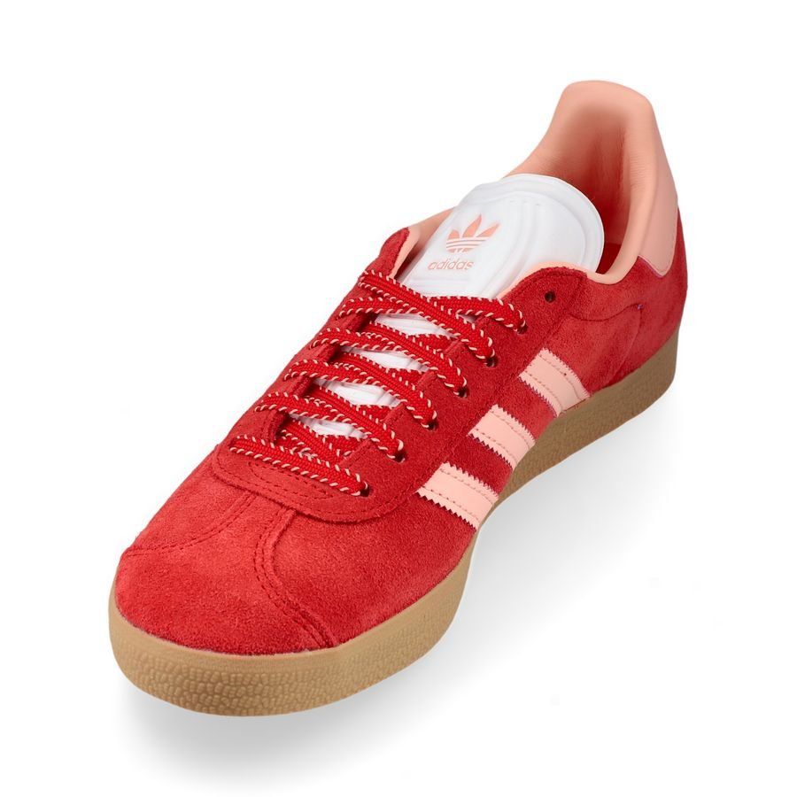 adidas Originals Chaussures Gazelle - Rouge/Rose/Doré Femme