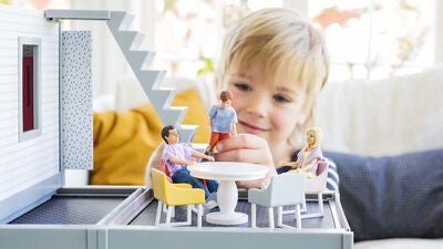 Lundby Dukkeskapstilbehør Sett Til Spisesal