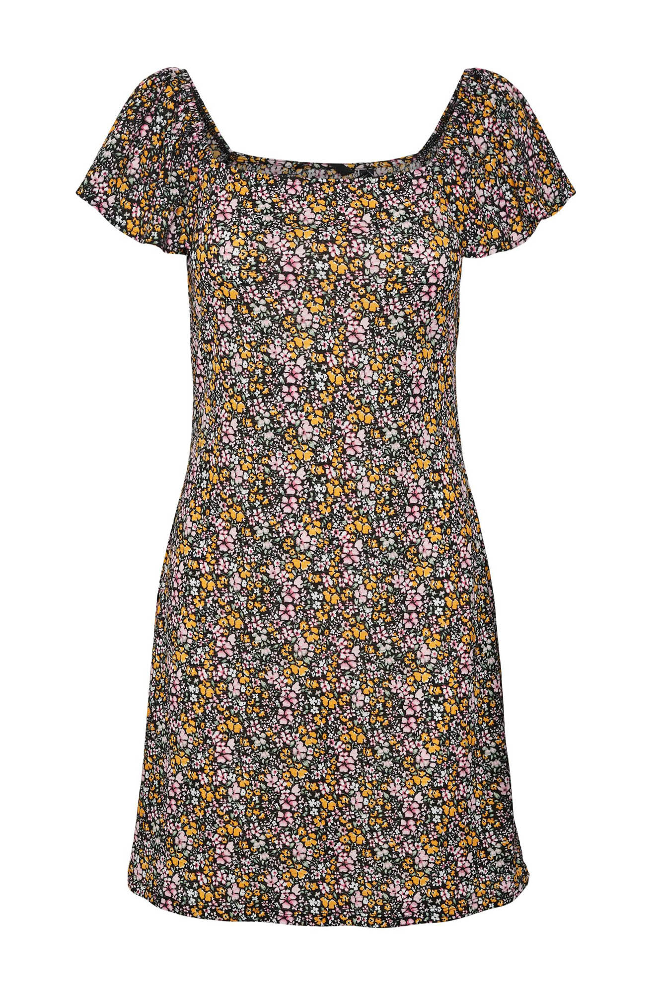 Vestido curto - Multicolorido