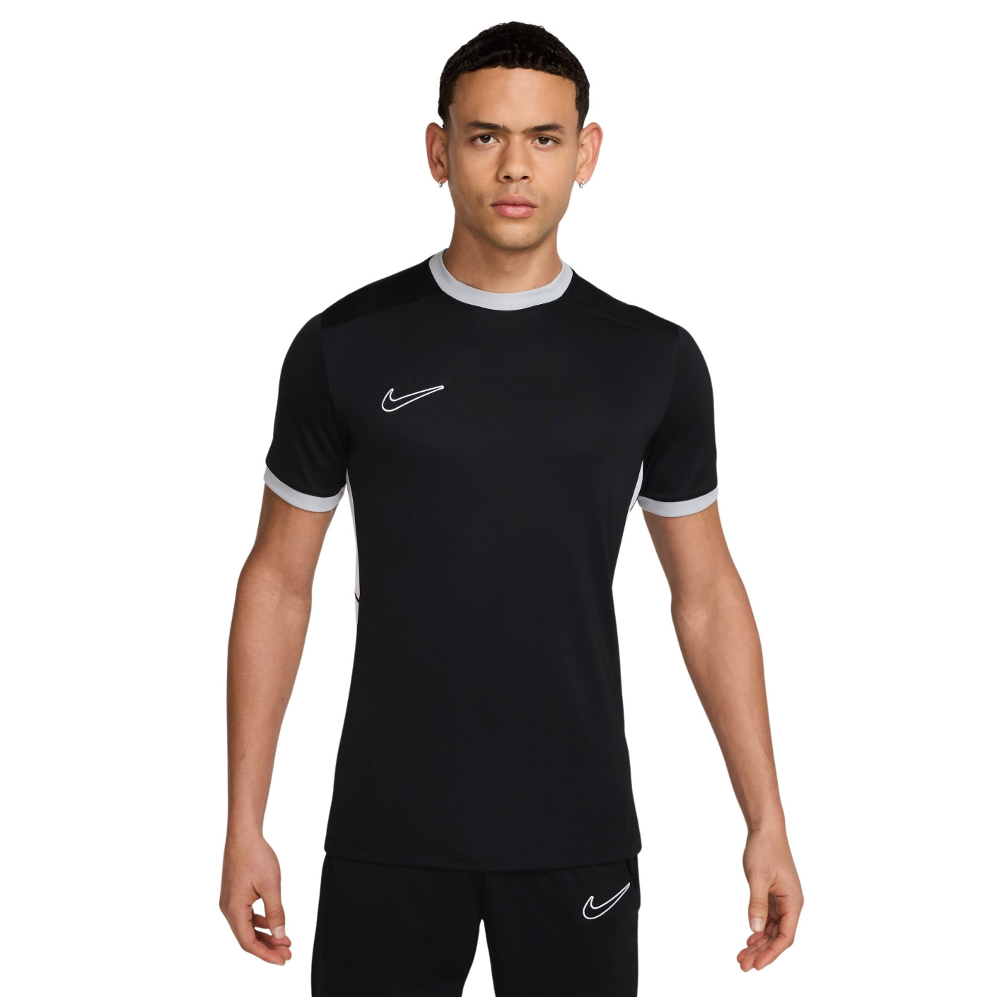 Nike Academy 25 Trainingsshirt Zwart Grijs Wit