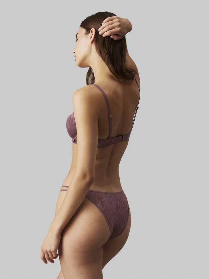 Calvin Klein HIGH LEG TANGA Keepsake rose