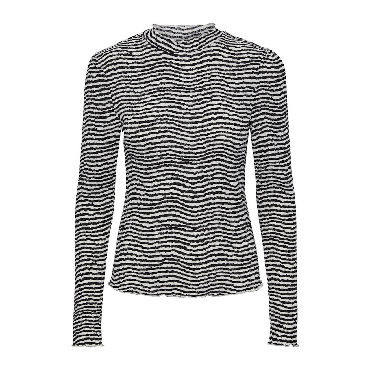 Pieces PCSESH LS T-NECK TOP BC