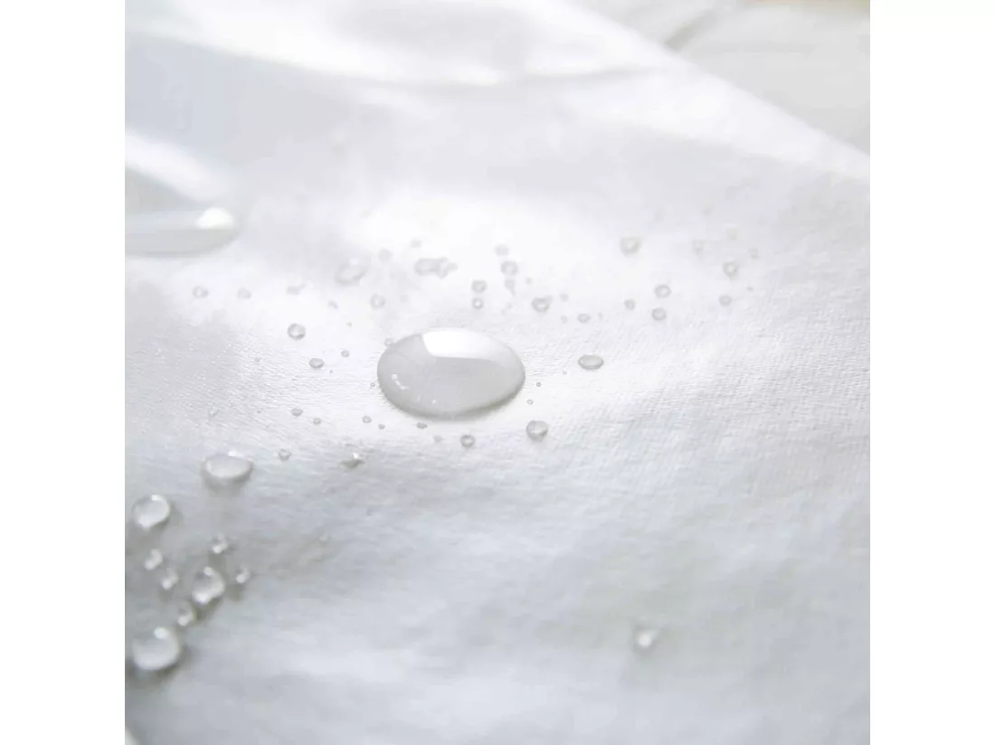 Lot de 2 protège oreillers anti-acariens imperméables molleton 100% coton 50x70